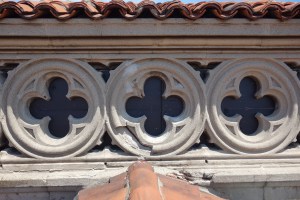 spalling elevator tower